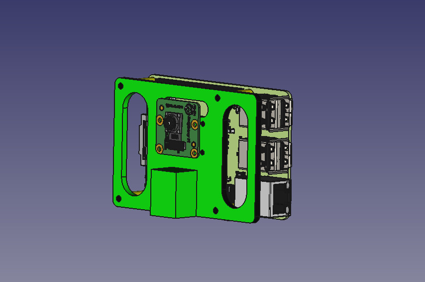 Raspberry PI tripod and camera support