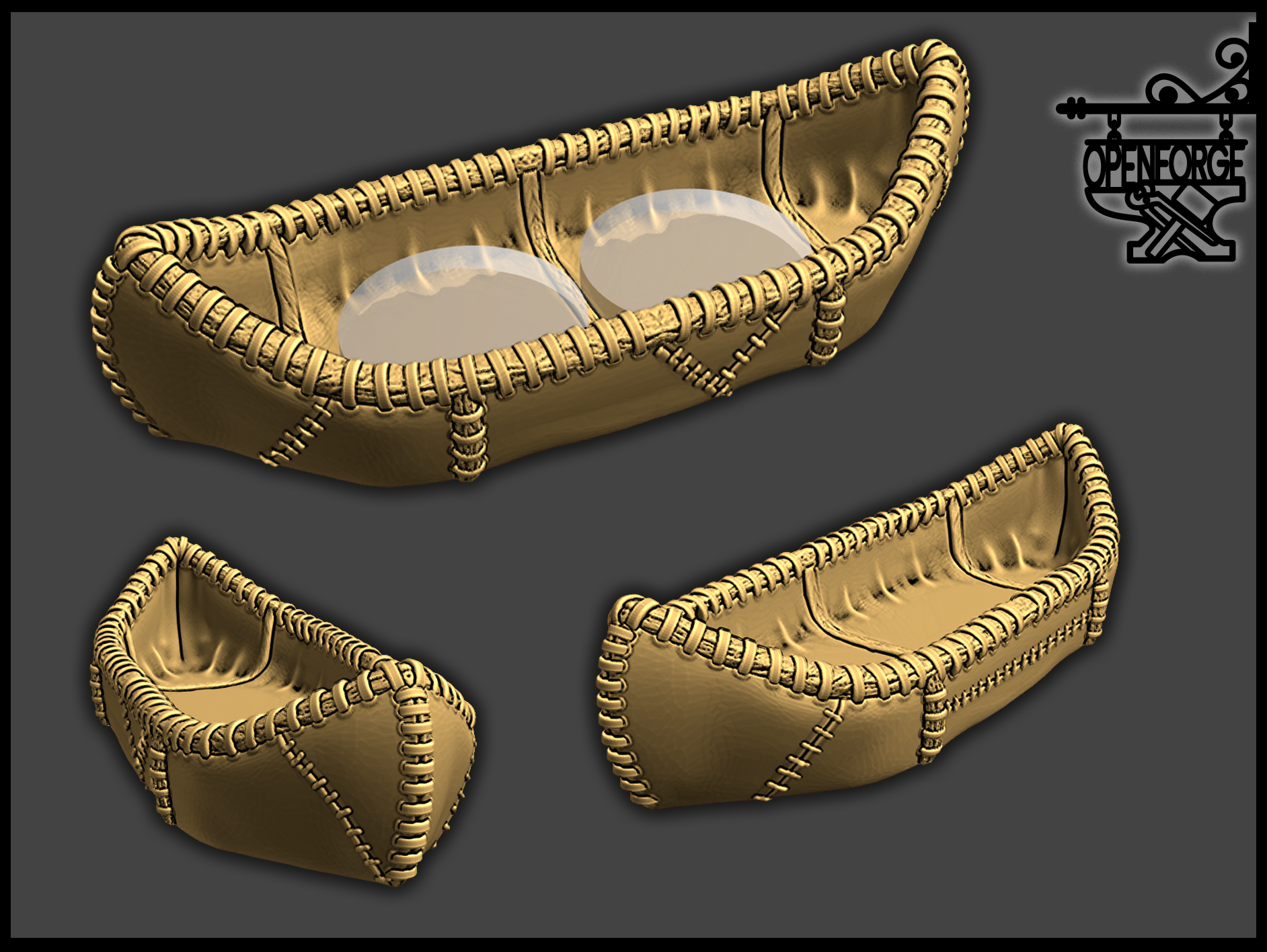 OpenForge - Leather/Hide Canoe