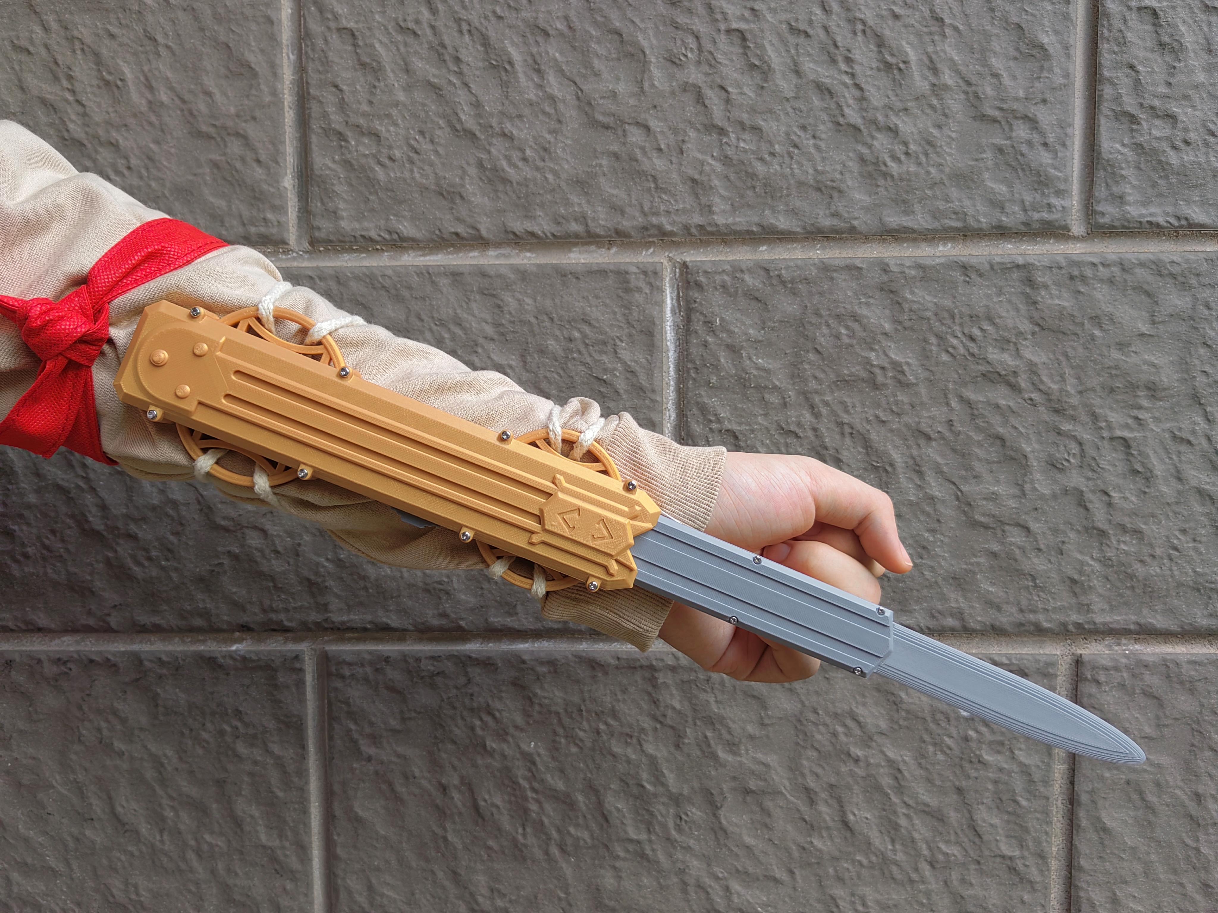 Mirage hidden blade（scissor mechanism）