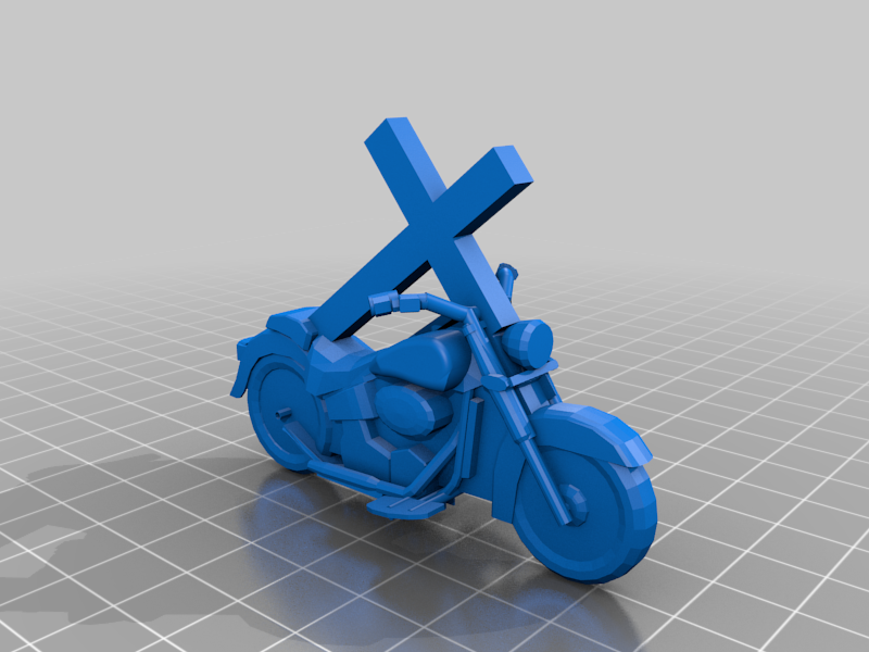 Motorcycle Christmas ornament