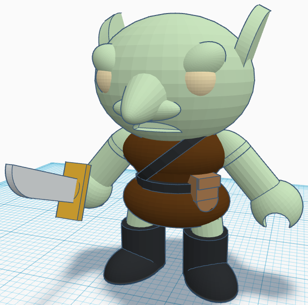 Cartoon Figure - Goblin Sneak