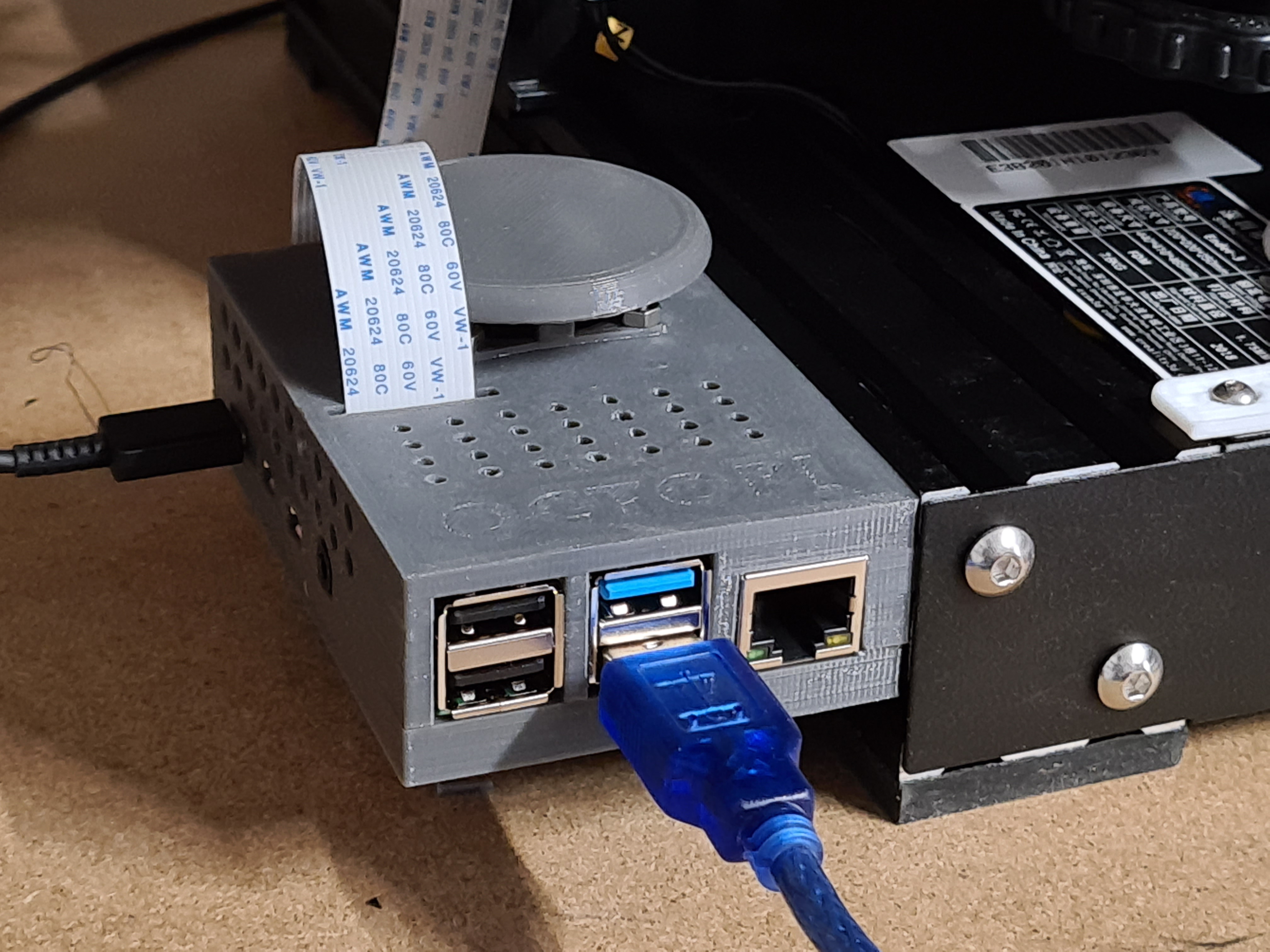 Raspberry Pi 4 Case for 3D Printer, Multiple Options