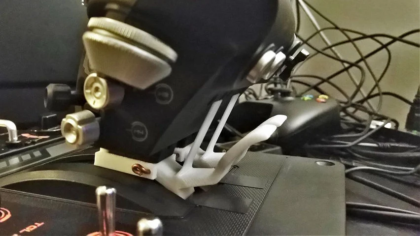 Logitech X-56 Detent + external springs mod