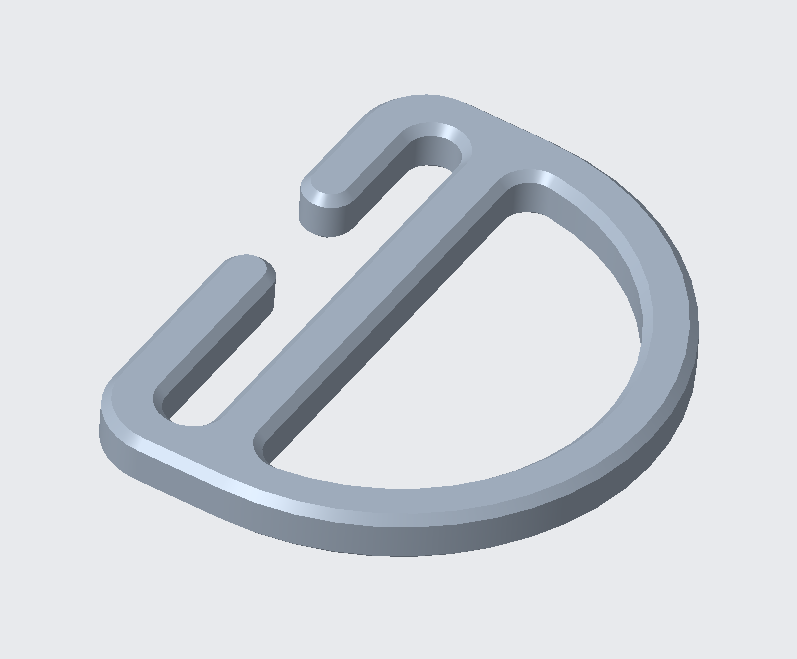 MOLLE D-shape Ring