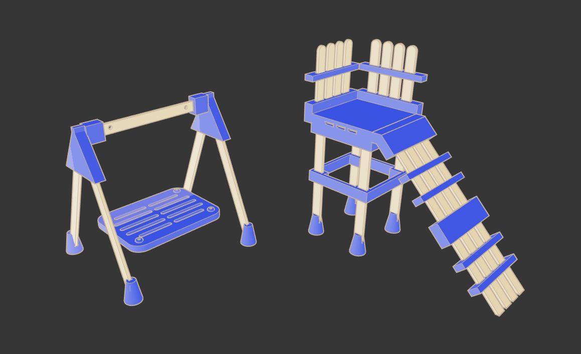 Popsicle Stick Fun - Full Part Collection - Hamster Toy