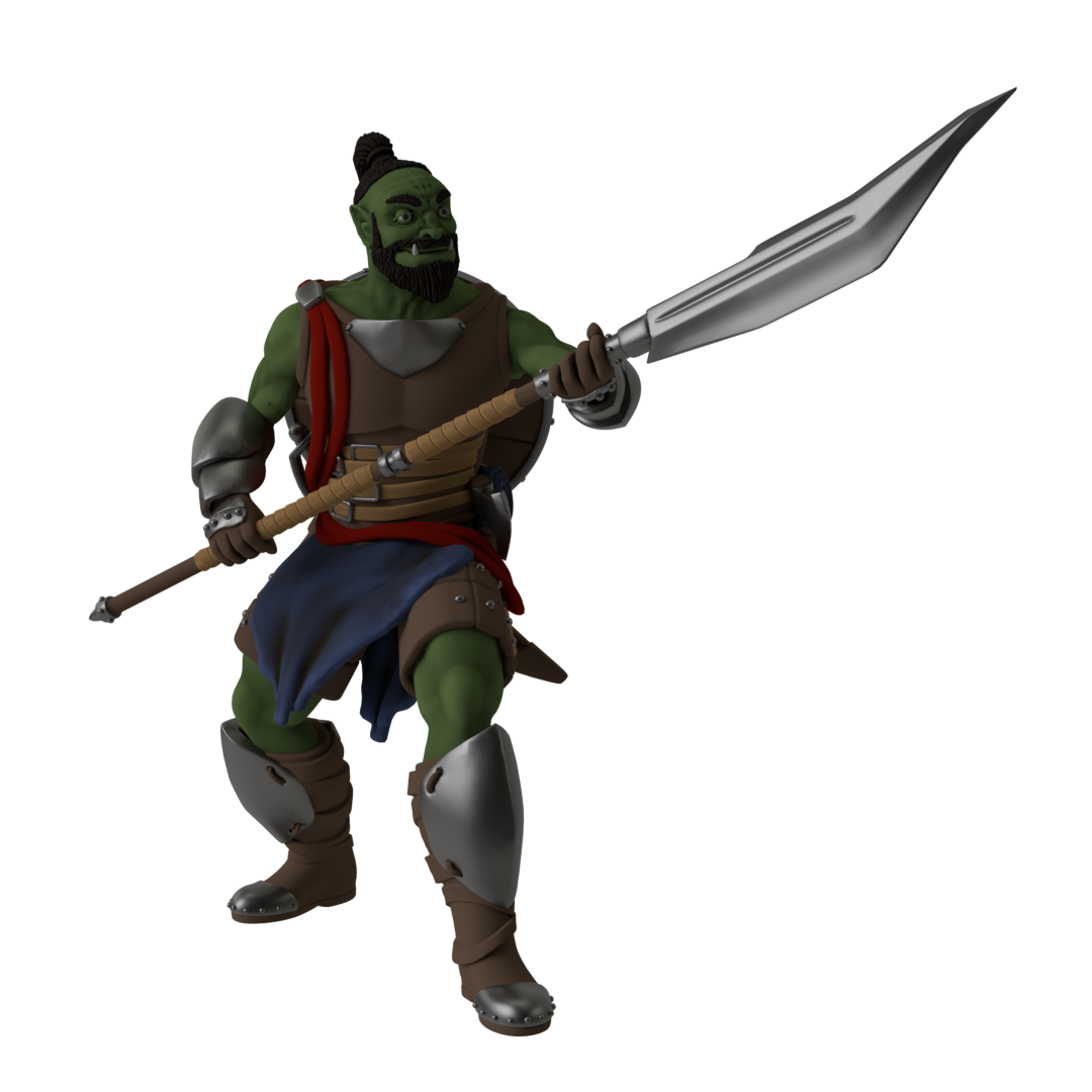Half orc fighter