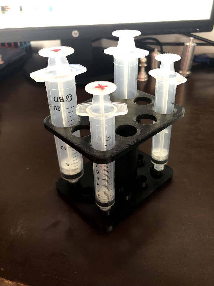 Estante de jeringas BD Plastipak / BD Plastipak syringe rack