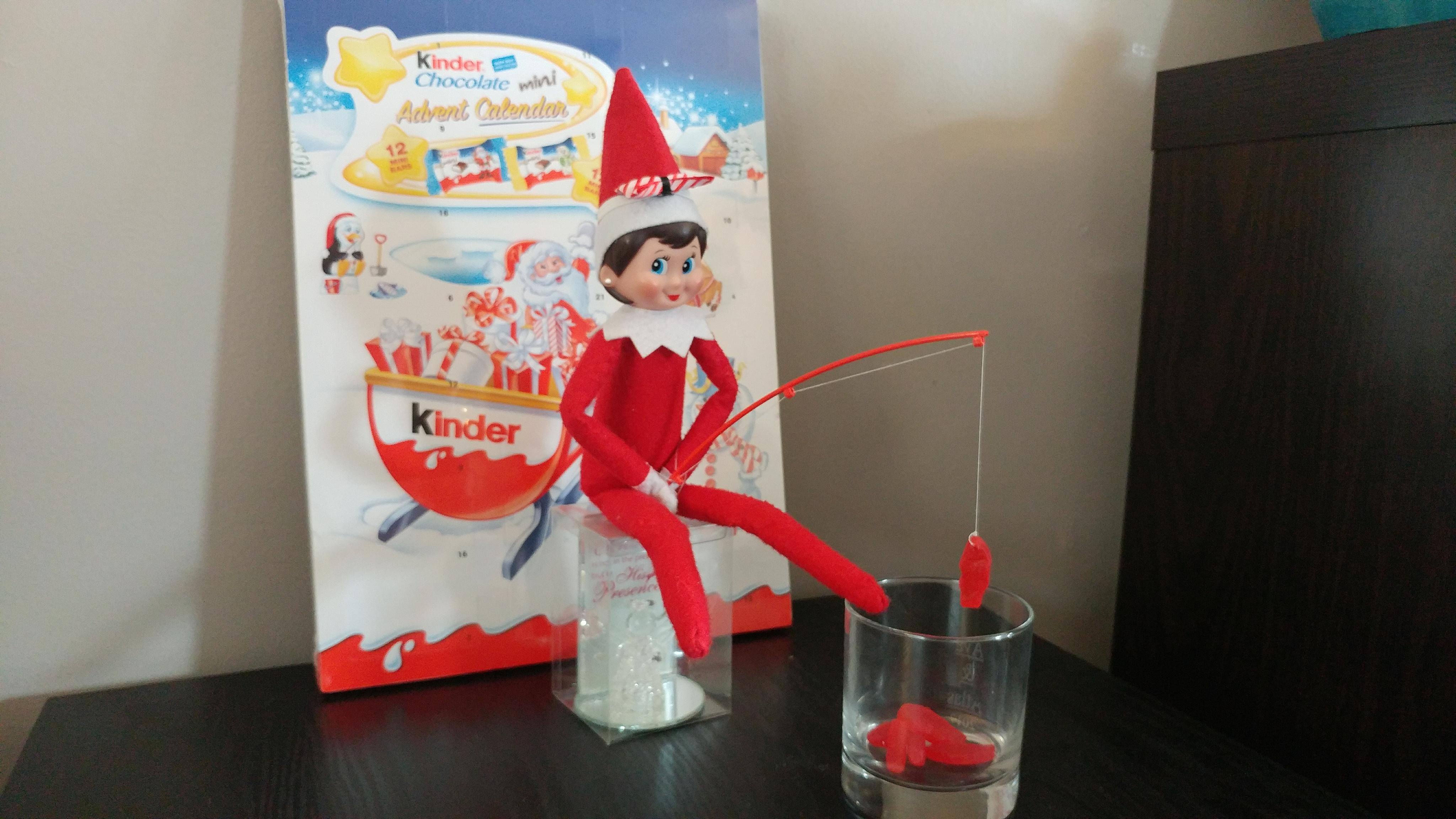 Elf On the Shelf Fishing Pole. (Updated)