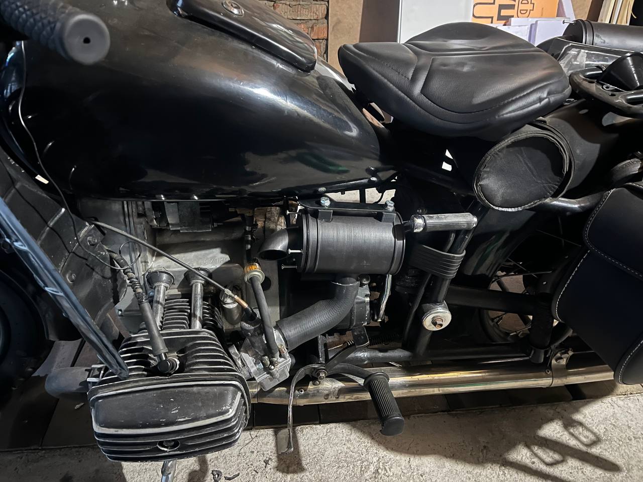 Air filter KMZ Dnepr Ural M72 K750 with starter (AR215)