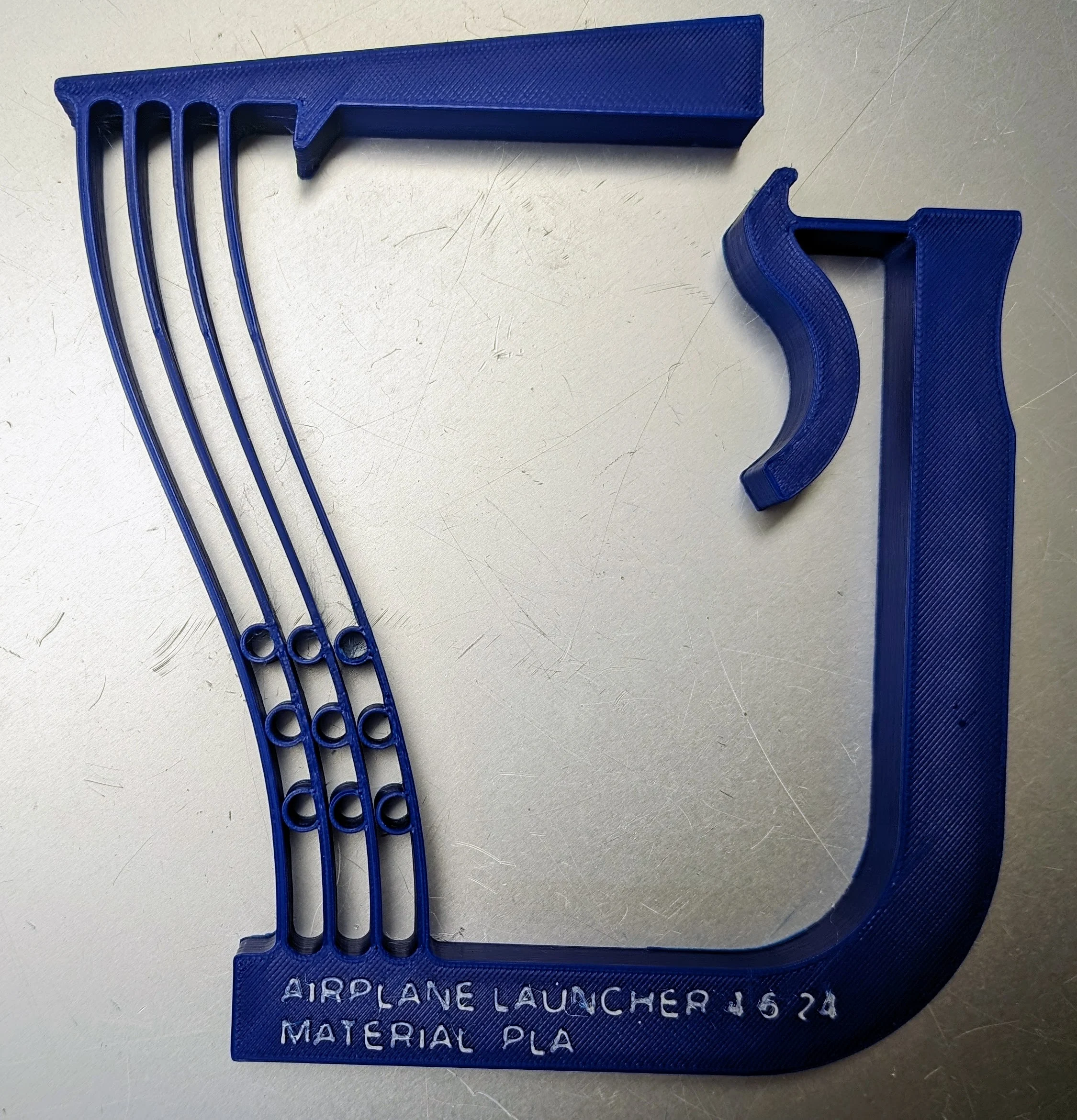 One-piece Paper Airplane Launcher