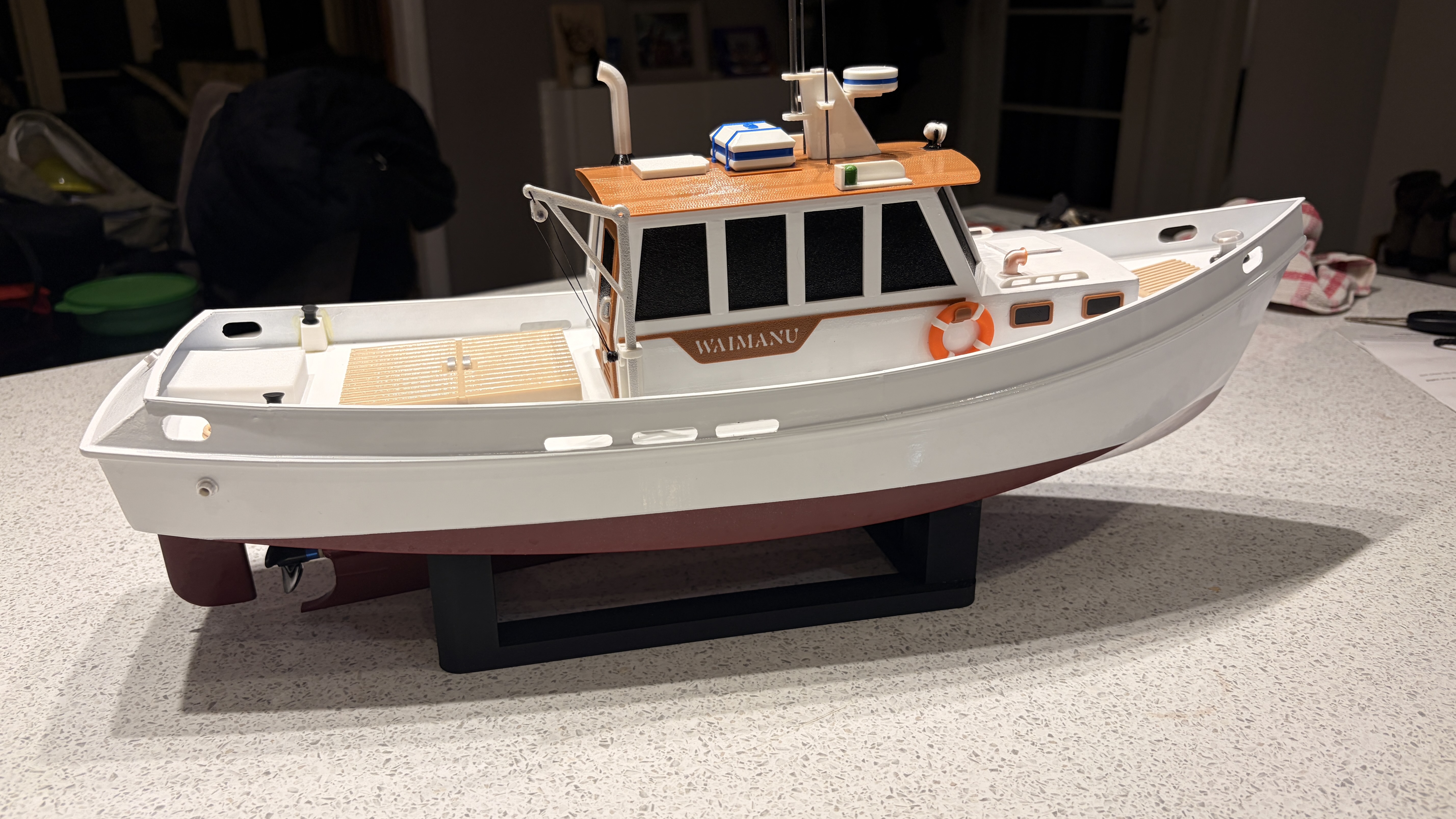 A bit of a deviation!... The hull is a great base however, thank you!