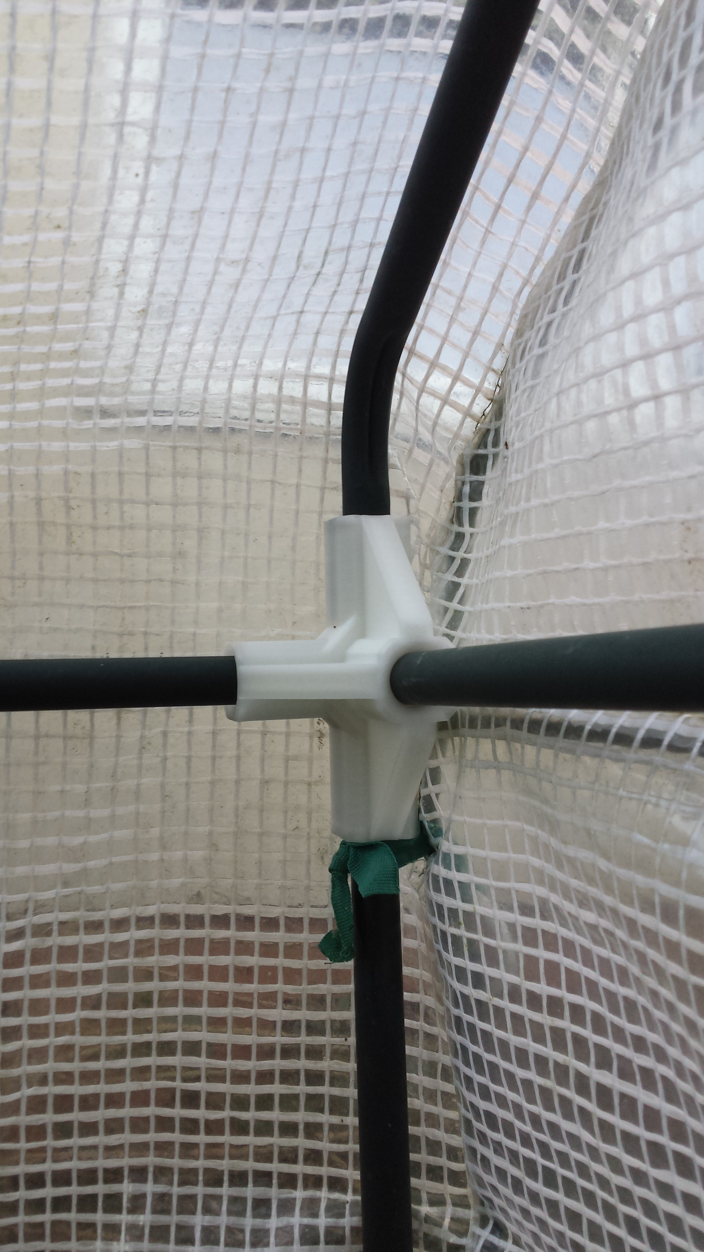 Corner connector greenhouse, Eckverbinder Gewaechshaus