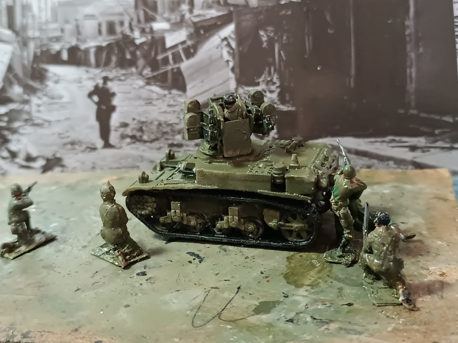 STUART TANK  ANTIAIRCRAFT(Remix).