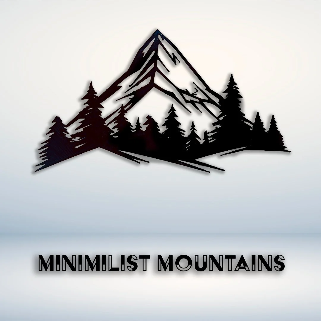 Minimalist Mountains wall art