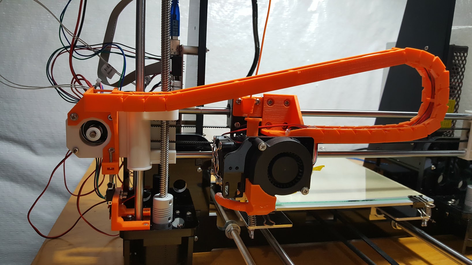 Anet A8 X Axis Cable Chain with Z Stop Adjustment