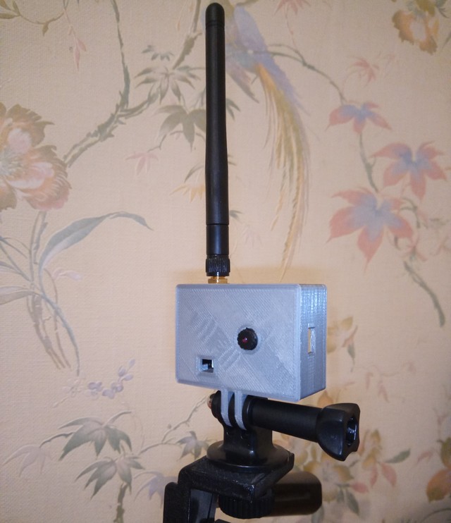 ESP32cam ch340 / HW-818 box with antenna connector
