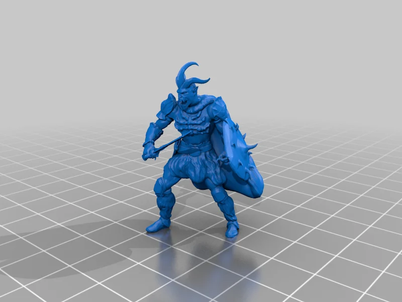 Gloomhaven Inox Brute miniature stl.