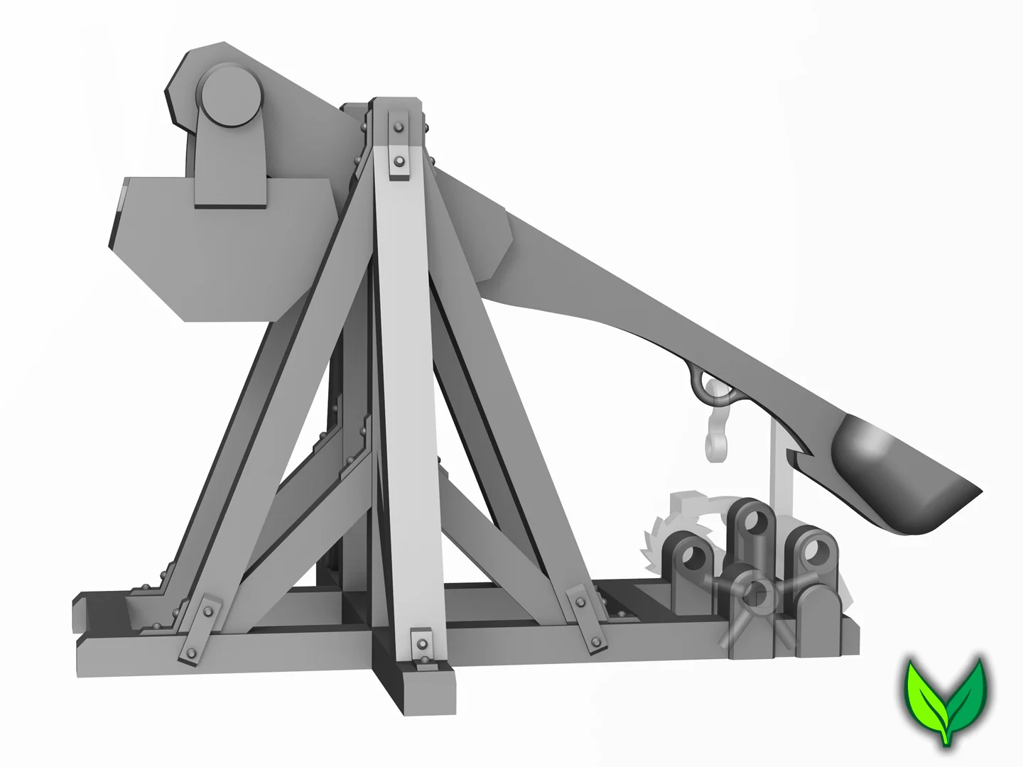 Working 28mm Trebuchet – 3D Printable Siege Engine by VogMan