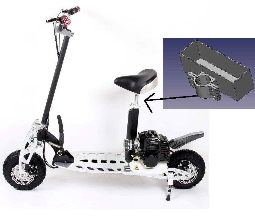 Scooter wekzeug kasten / ablage