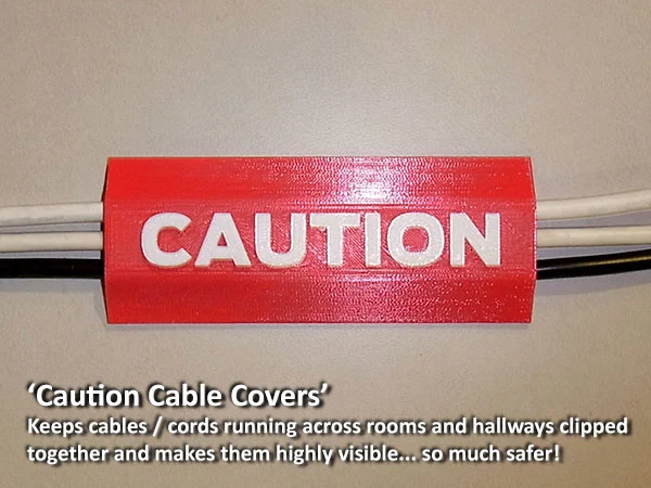'CAUTION Cable Cover'