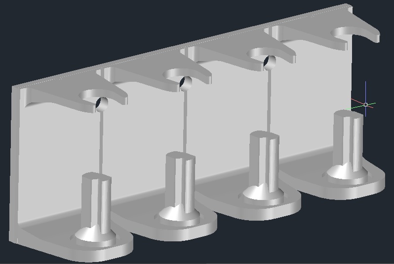 OralB: Portaspazzolino a 4 posti (4 place Toothbrush holder)