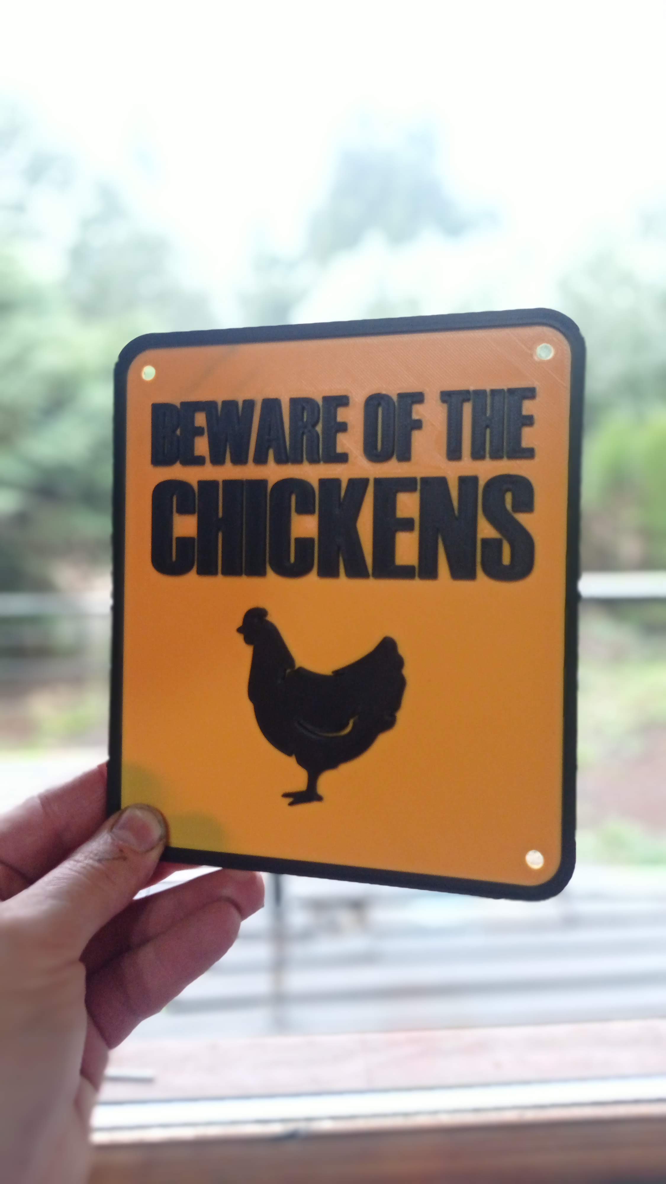 Beware of the chickens