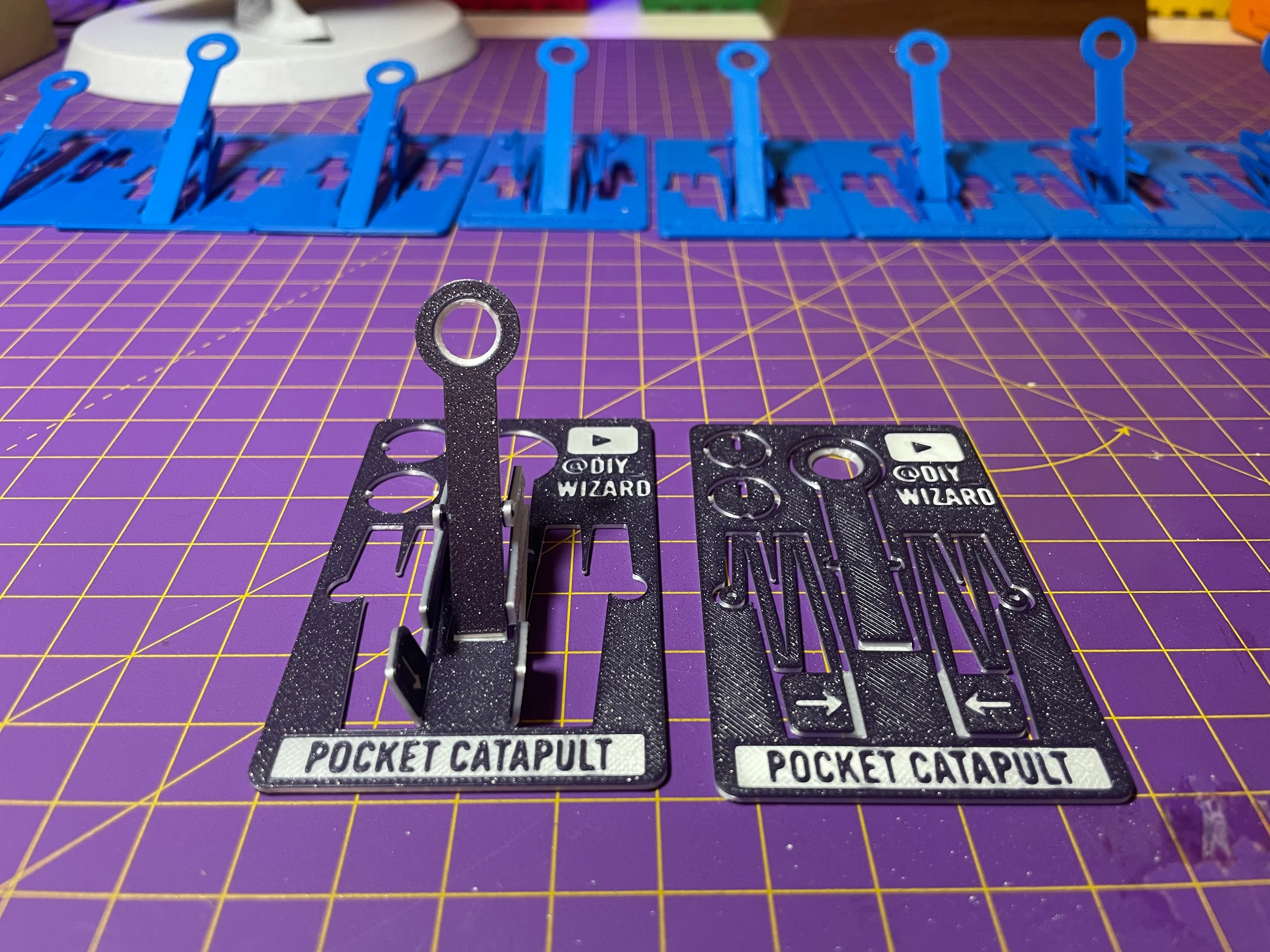 EDC Credit Card foldable print in place Pocket Catapult (fits your wallet)