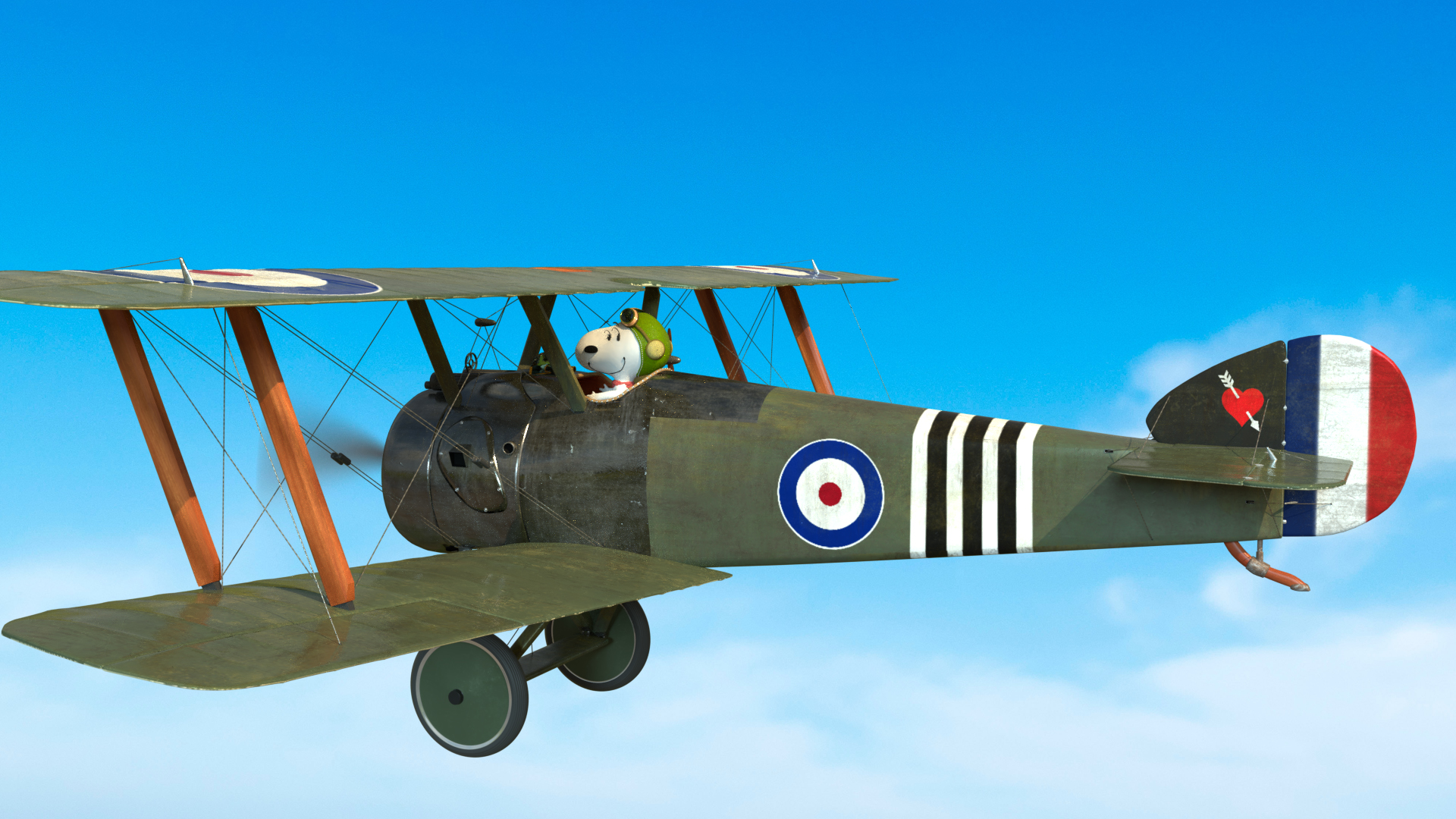 Sopwith Camel and Snoopy