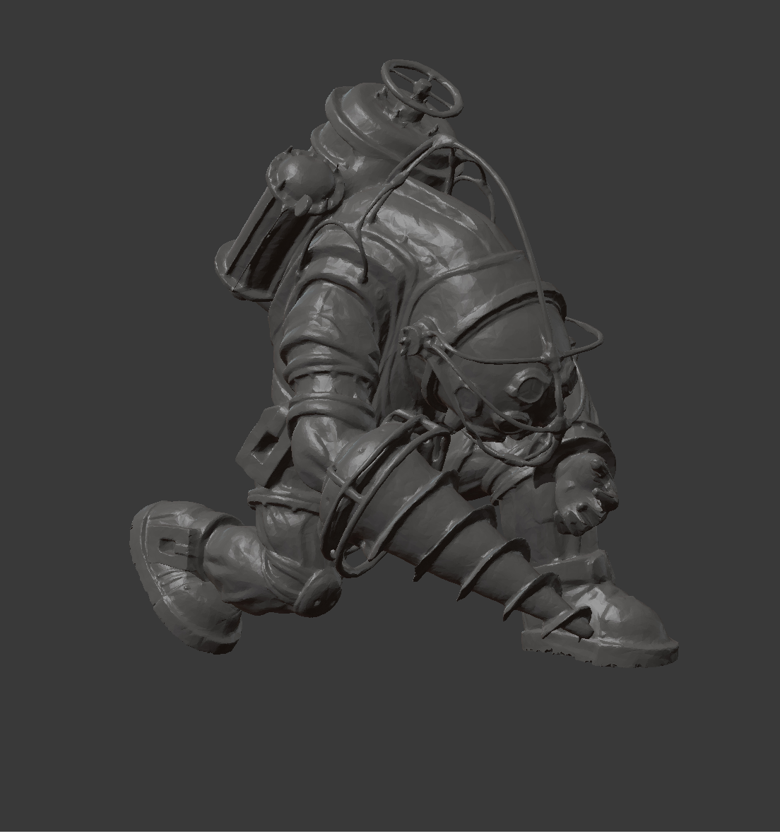 Rigged Big Daddy from Bioshock