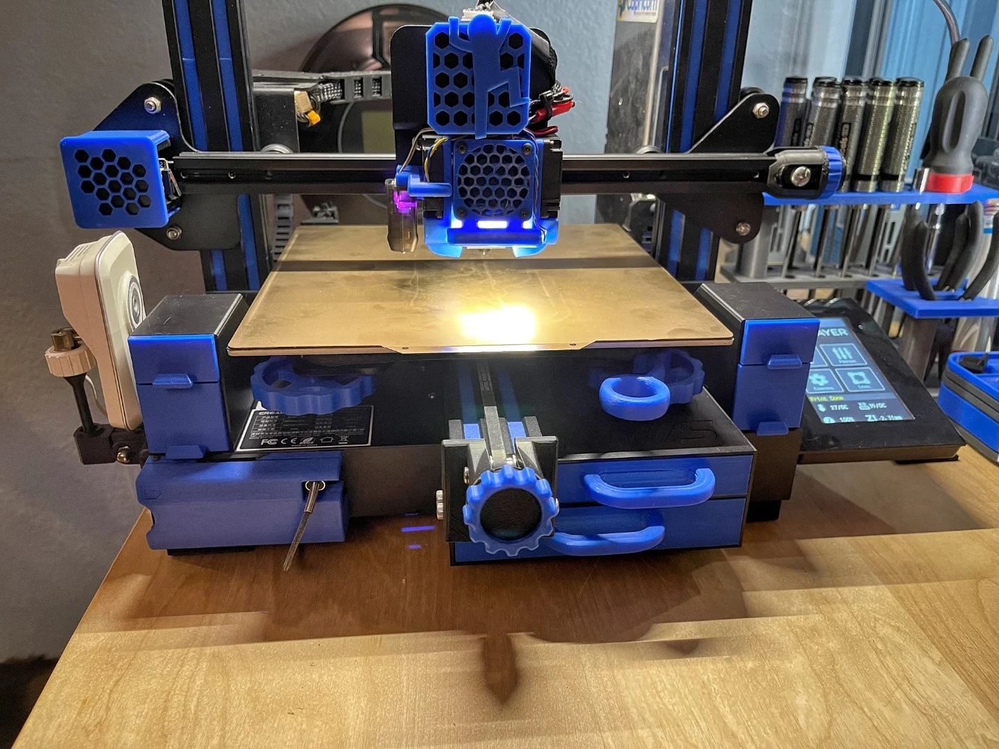 Ender 3/3pro/3v2 Double Drawer v2