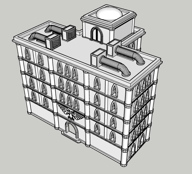 Adeptus Titanicus Building No.2 - Intact