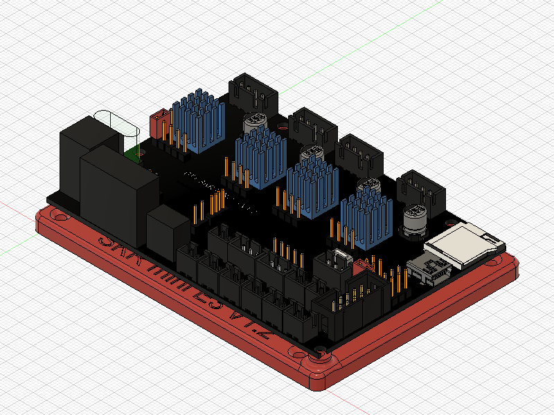 BTT SKR mini E3 V1.2 mounting plates