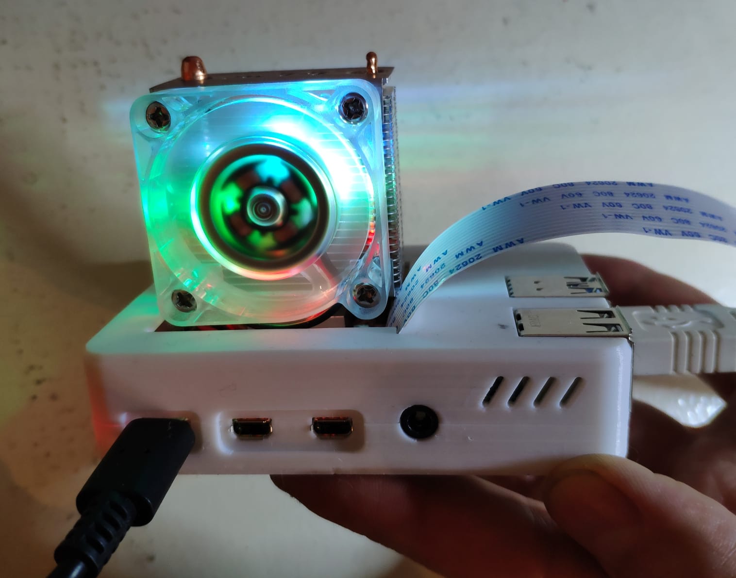 Screw-less / snap fit Raspberry Pi 4 Case - Ice Cooler Tower version