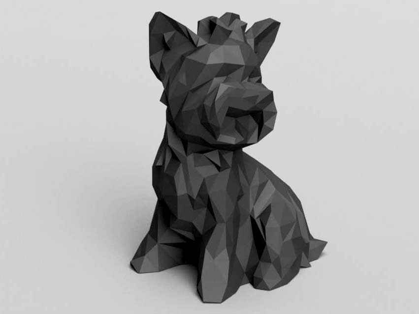 Dog Low poly york