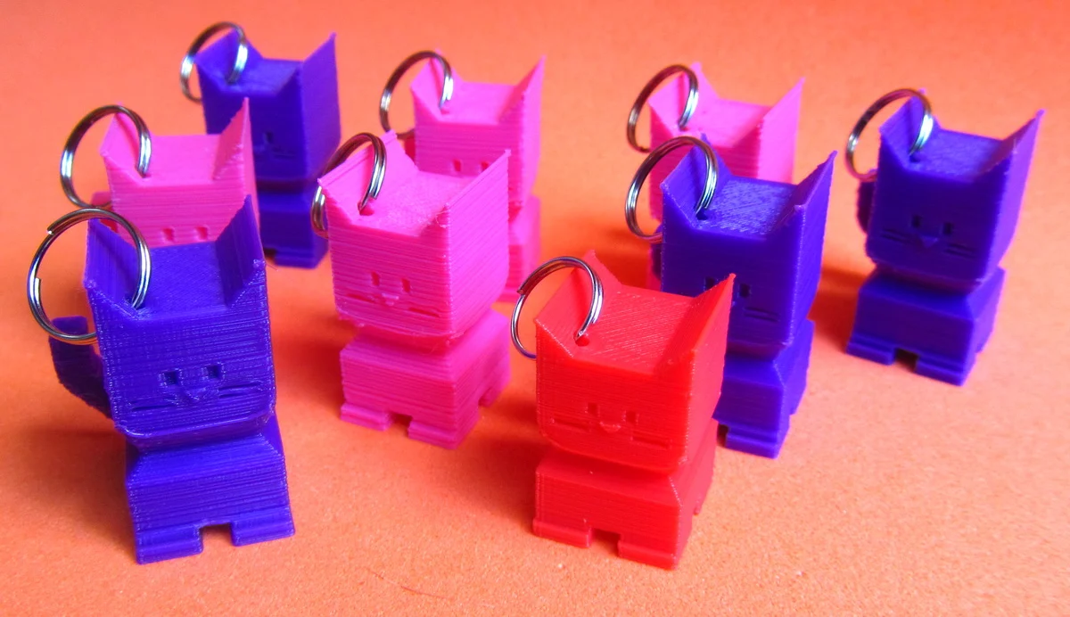 CaliCat Keychain