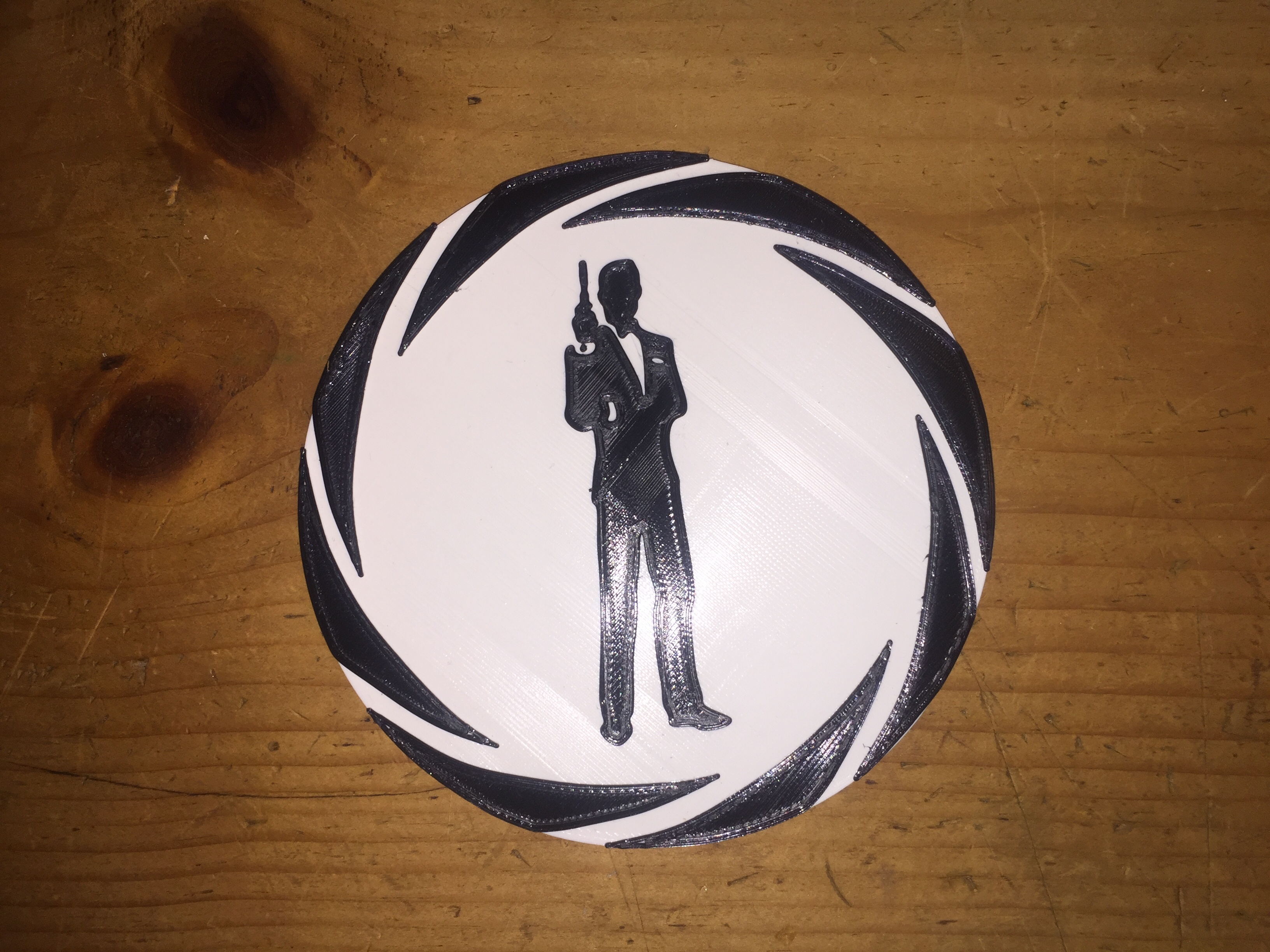 James bond coaster