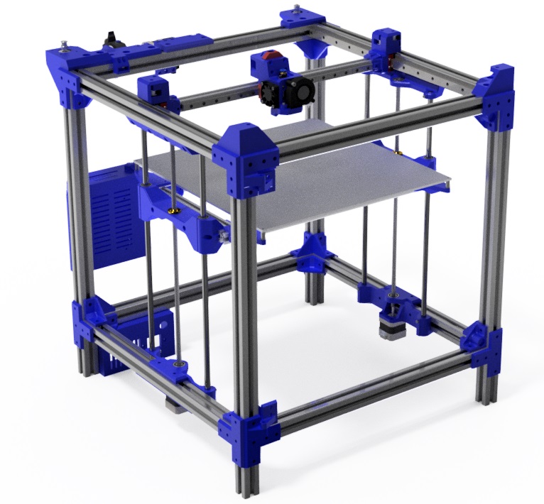 3D PRINTER Cube 400x400, Hiwin linear