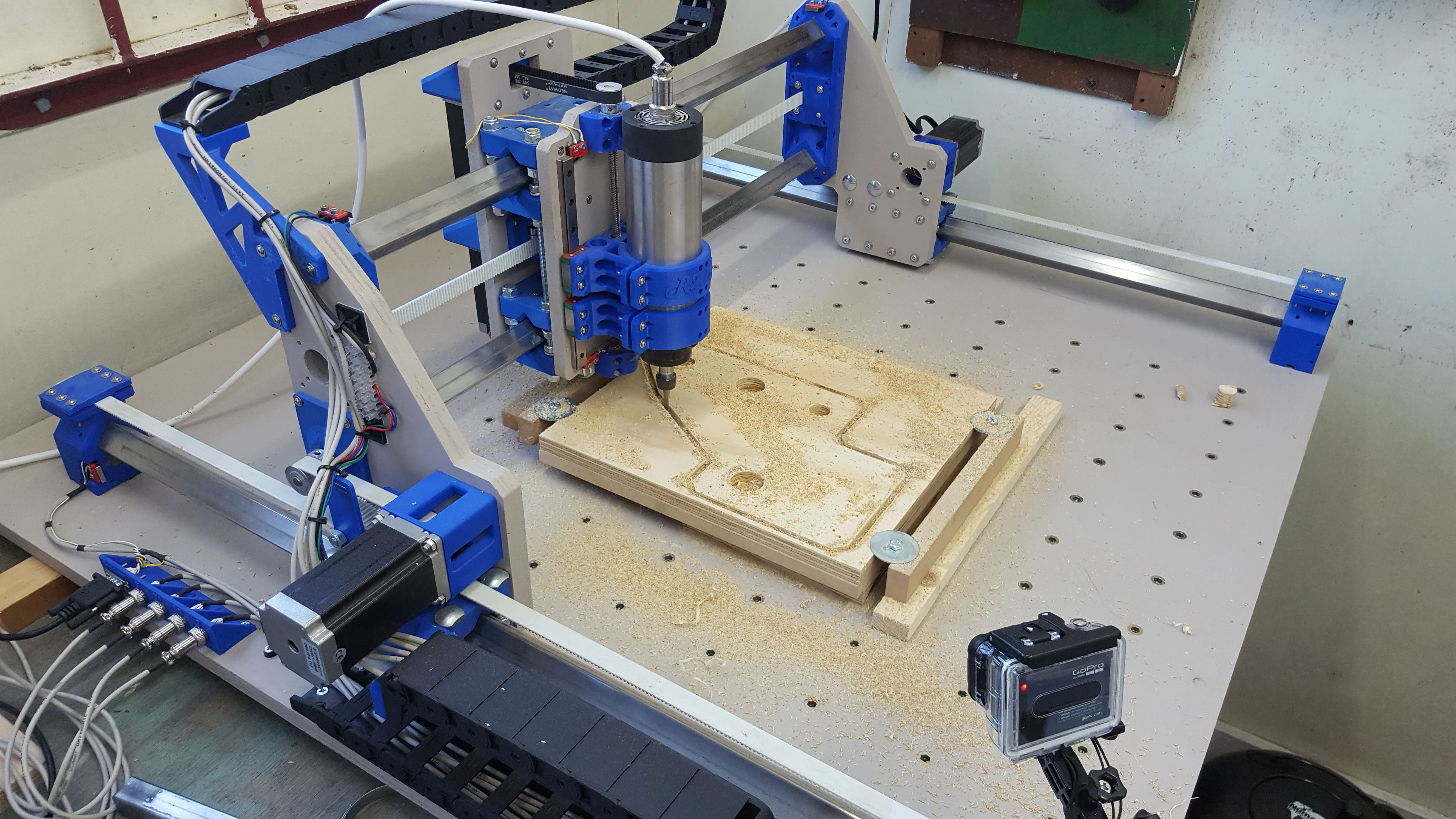 Root 3 CNC multitool router 3D printed parts