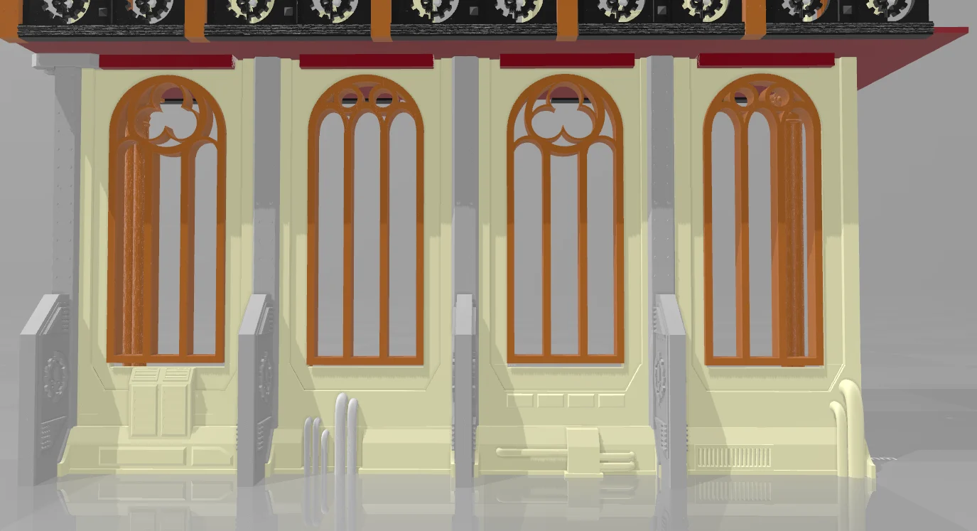 Cathedral Tall Windows wall - WH40k