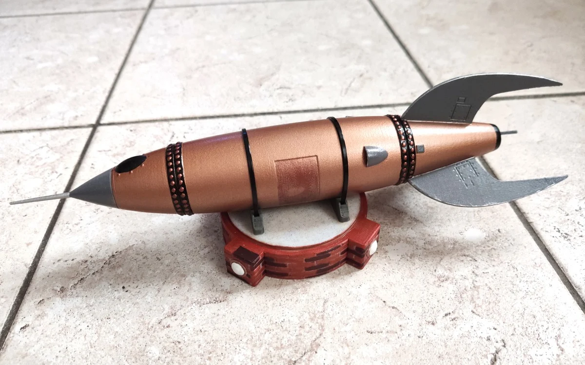 Stand for "Myst Rocket - Remodeled"