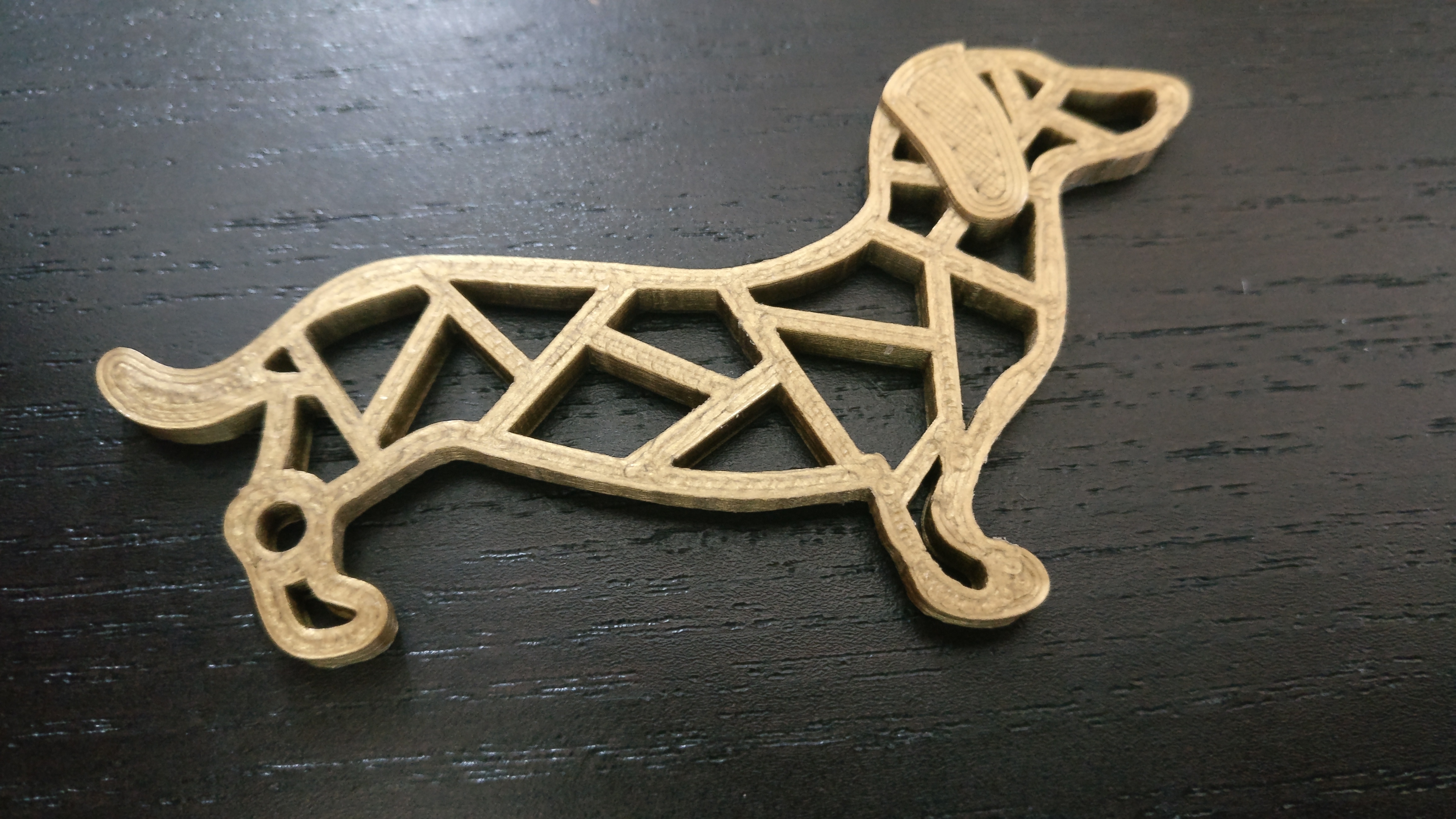 Dachshund keychain