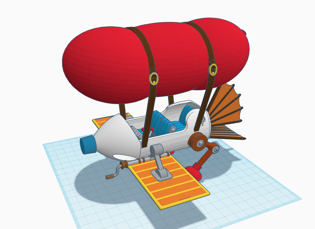 Chip 'n Dale - Rescue Rangers Blimp Plane