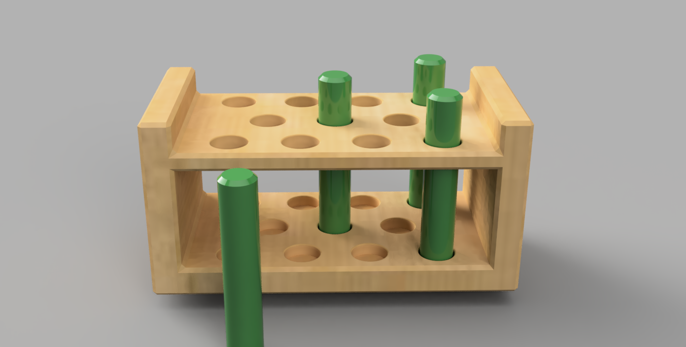 Peg Posting Stand - Fine motor posting practice
