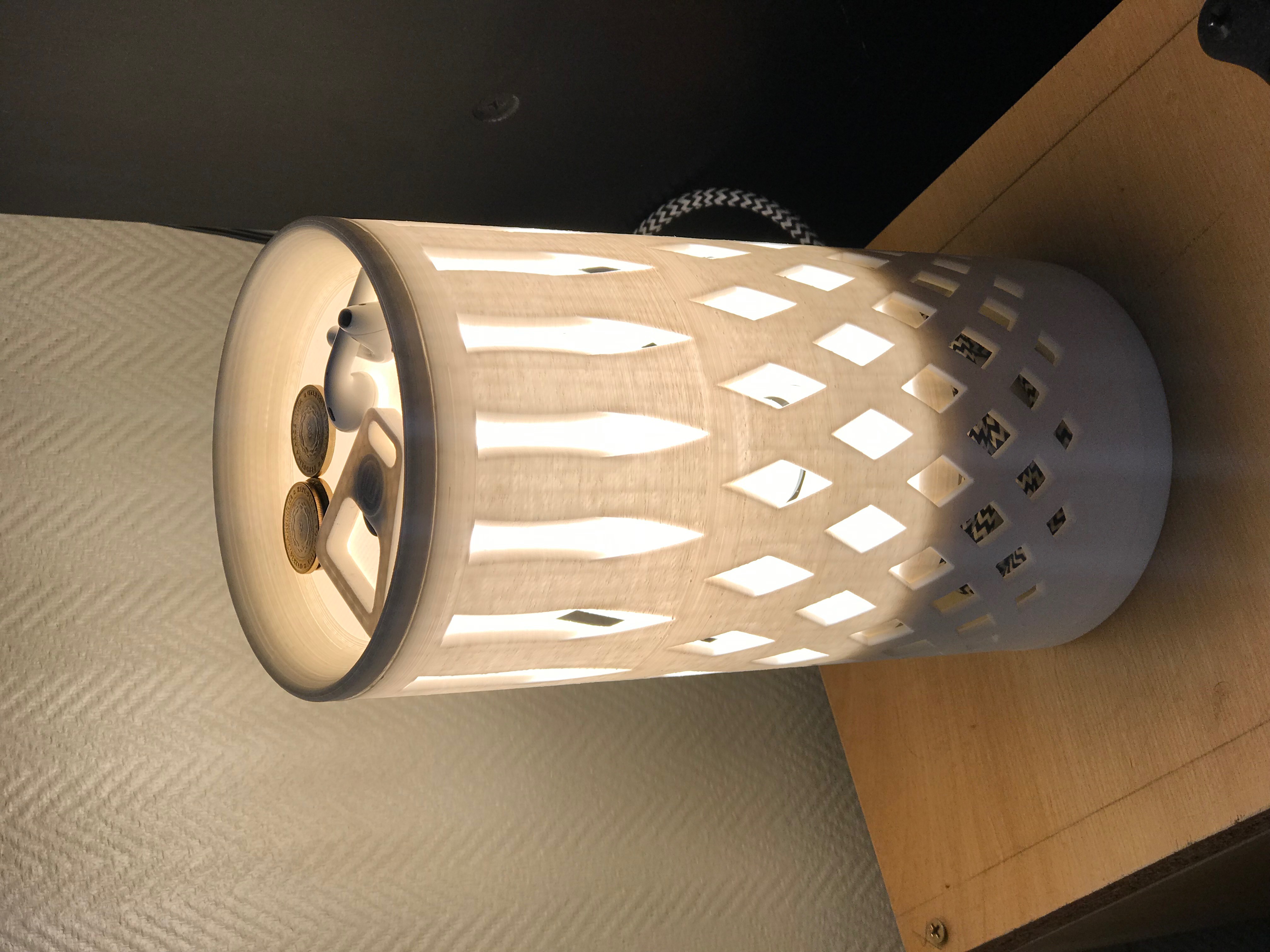 3D printed lamp ( lampara impresa en 3d )