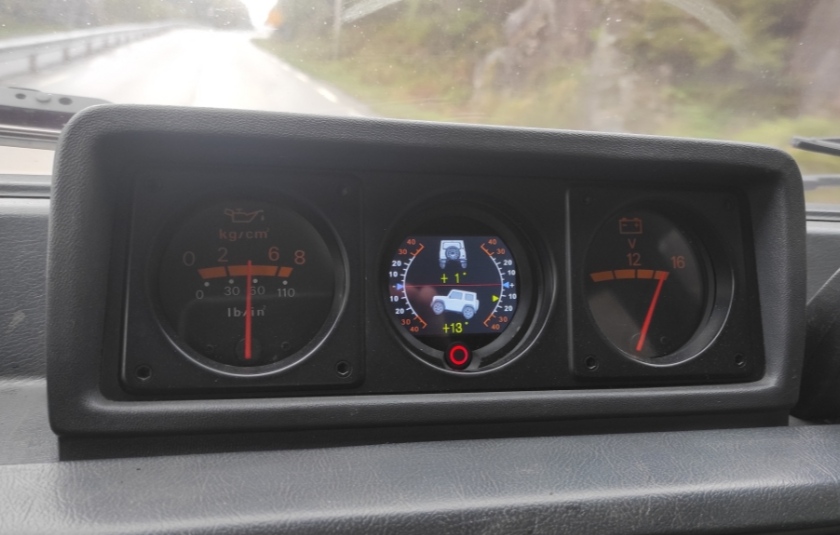 Pajero gen 1 inclinometer autool x95 adapter