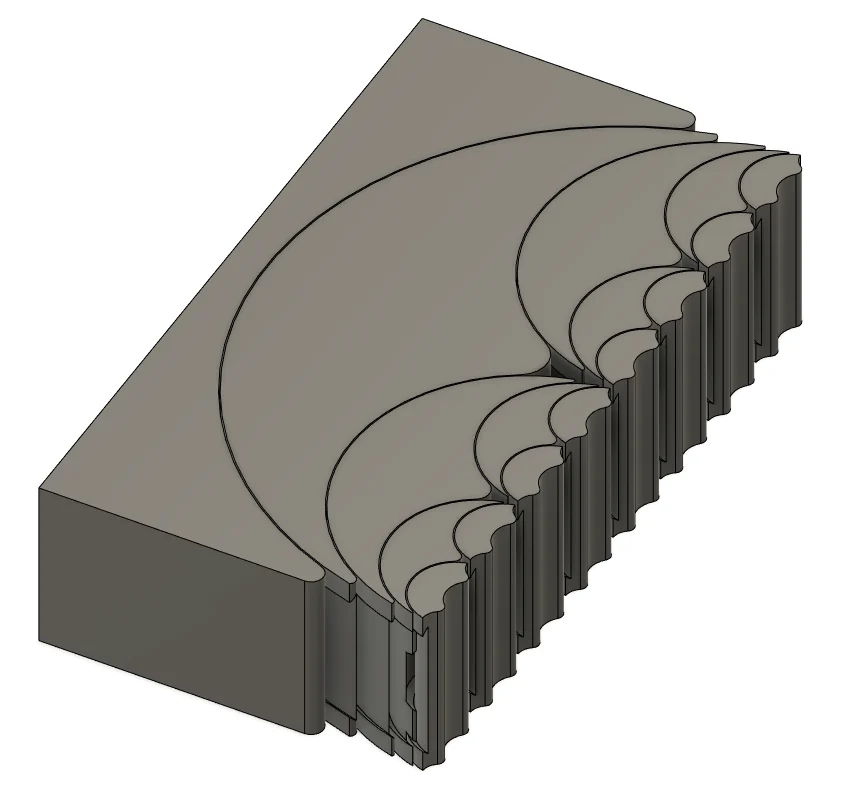 Antique Fractal Vise Replica