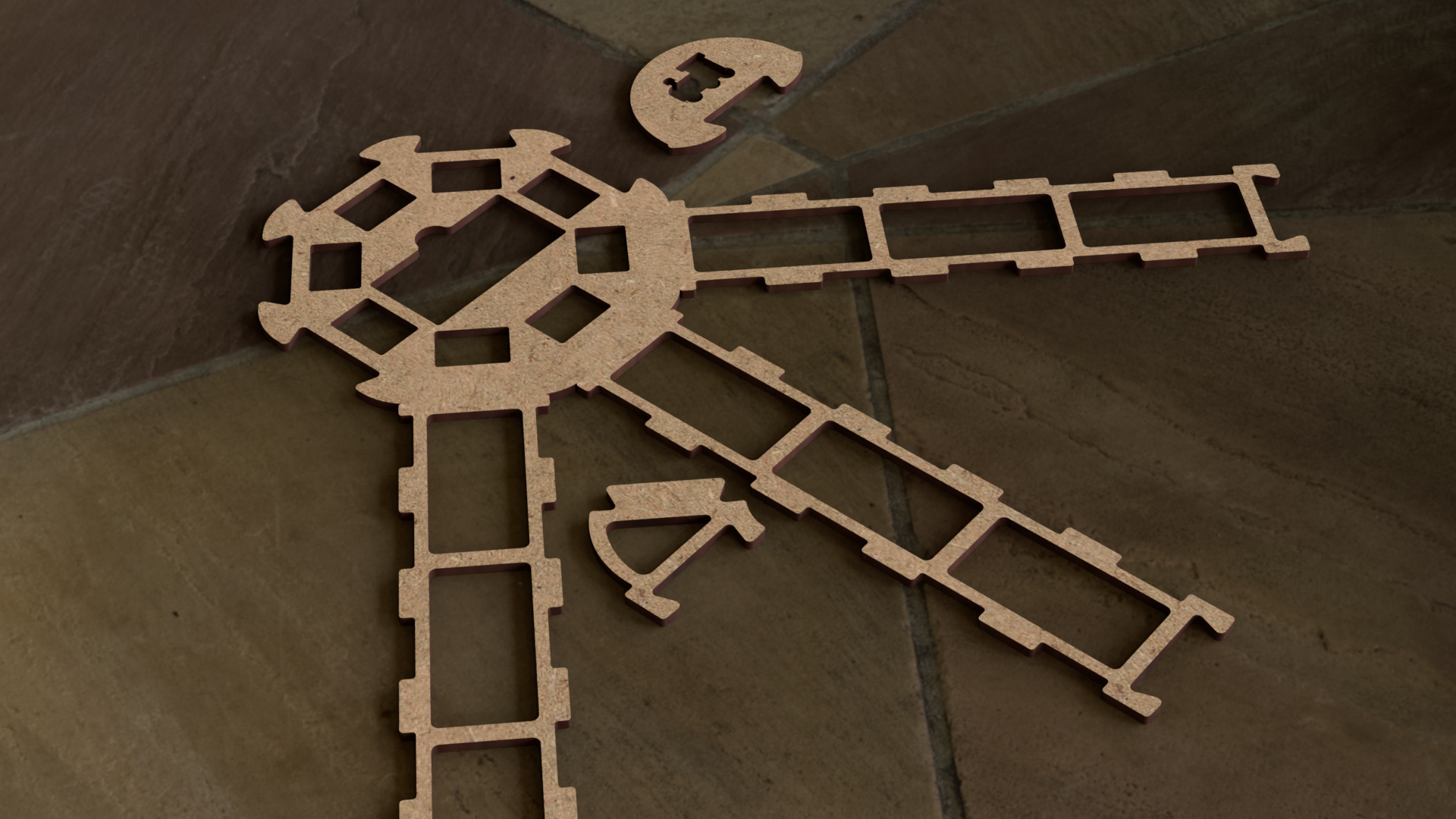 Mexican Train - Accessories, Laser Cut