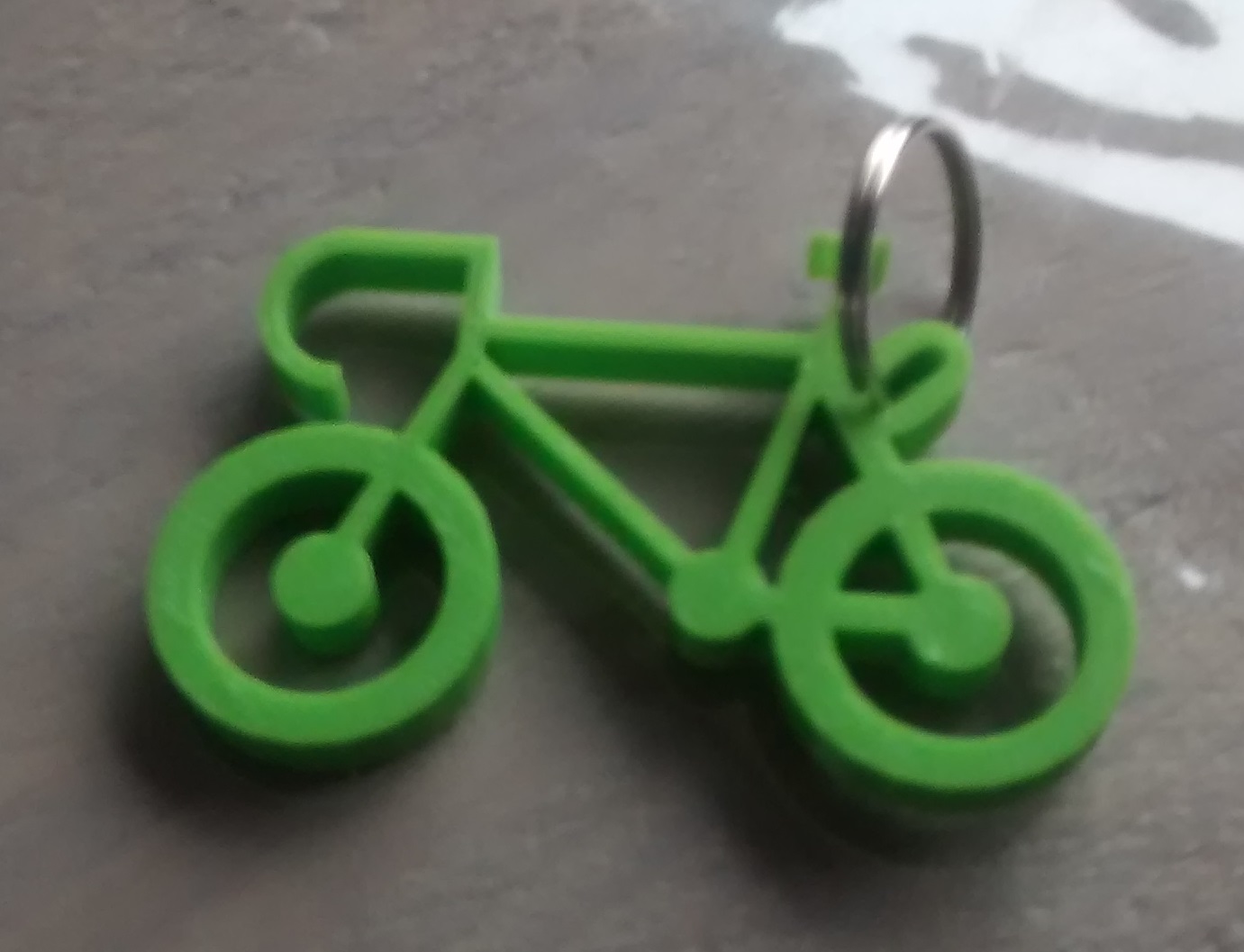 Racebike keychain