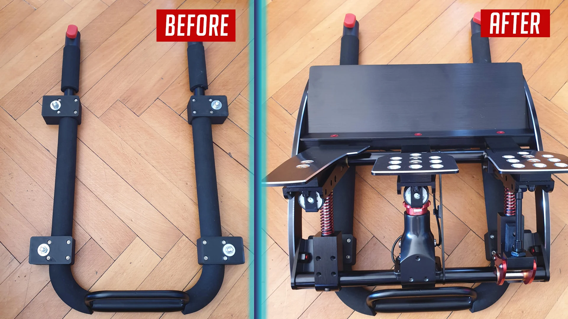 Playseat Challenge Fanatec Pedals v3's Mount