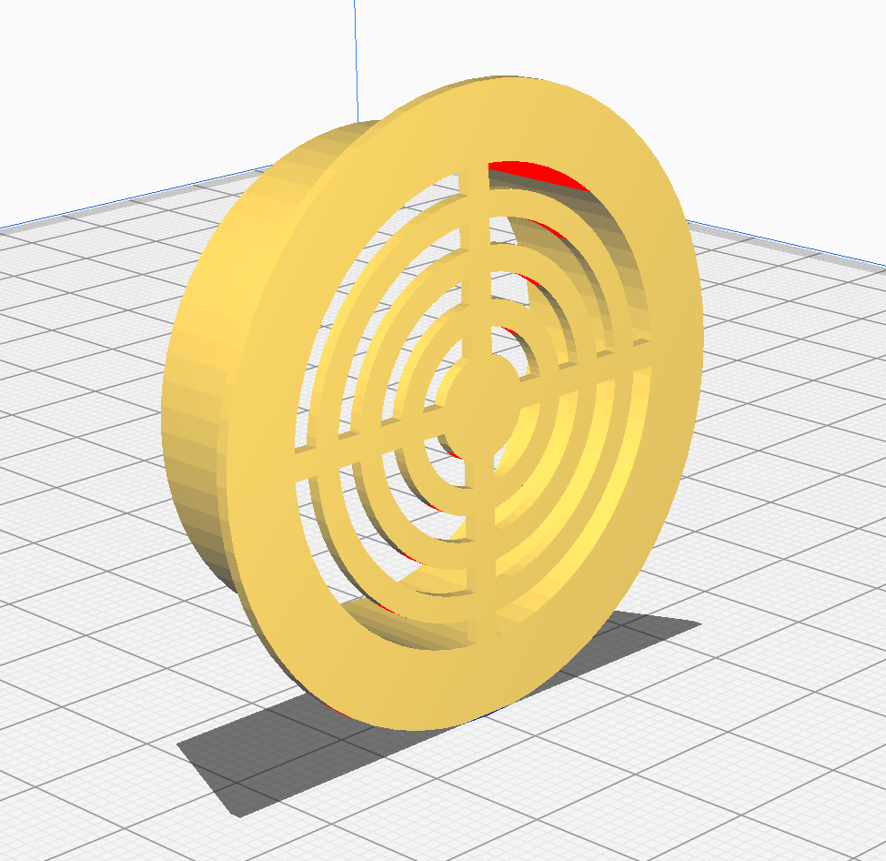 Hole Vent Cover (38mm for 40mm Fan)